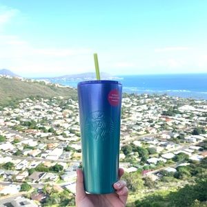 Starbucks Hawaii metal Ombré tumbler cup 24 oz